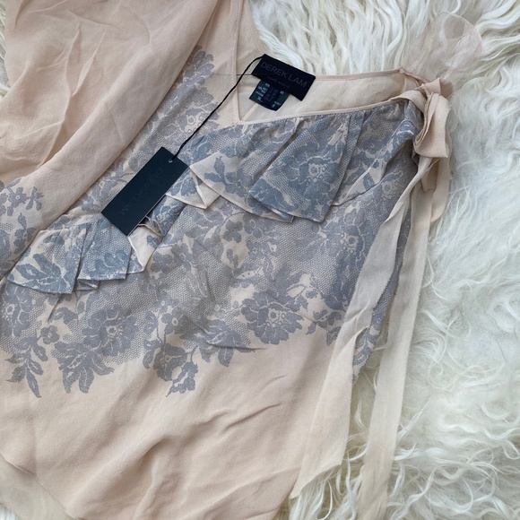 DEREK LAM Silk Printed Top - Picture 4 of 10